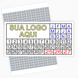 Adesivo Destrutível  Casca de Ovo - 2 X 1 cm - DE004